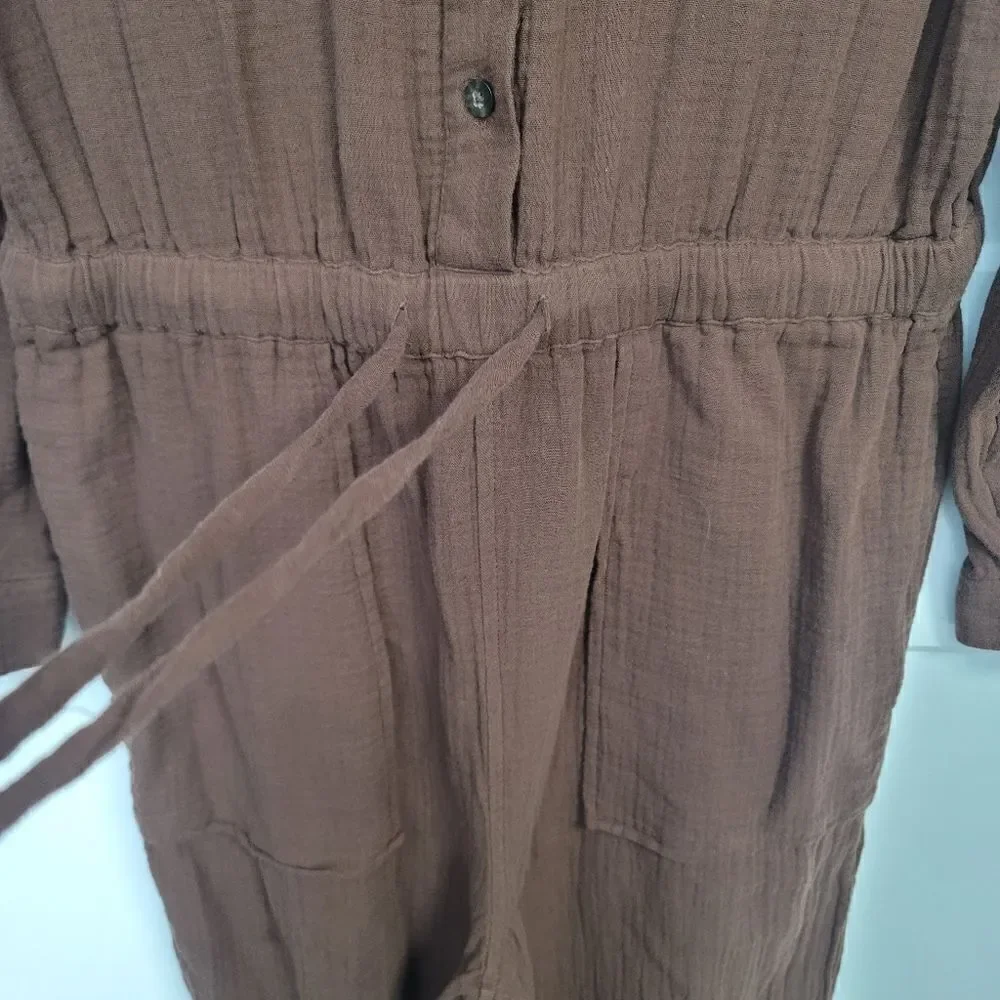 Madewell lightspun tapered leg jumpsuit size 8
